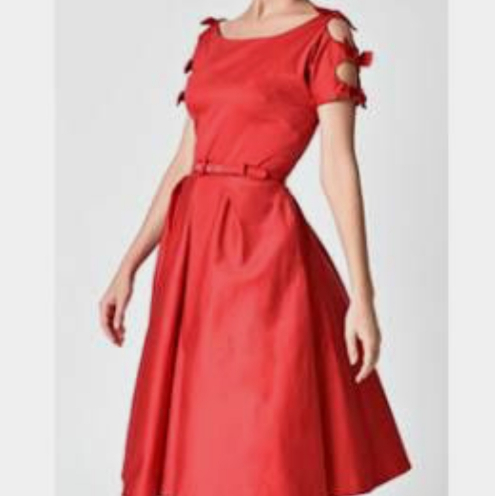 Unique vintage A line swing dress